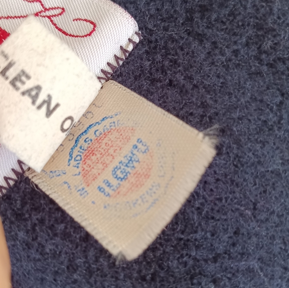 Vintage Rothchild USA Union Made wool Melton Fancy Coat + Brass Crested Buttons - Picture 12 of 14